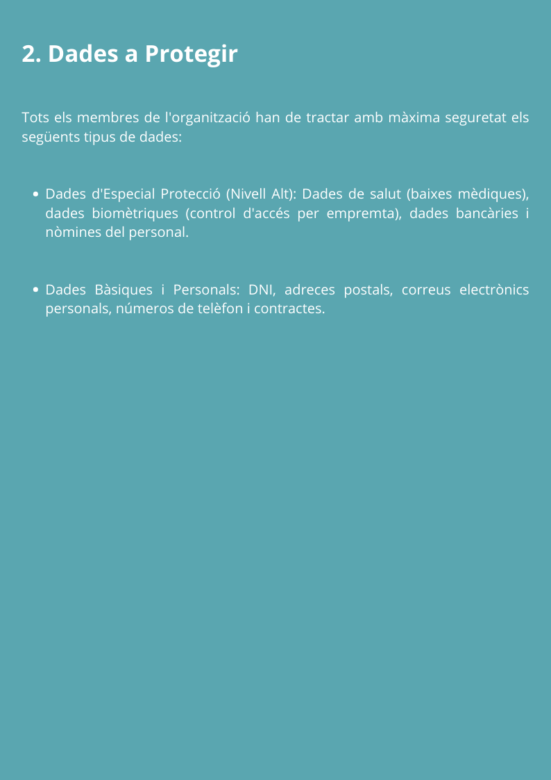 MANUAL DE POLÍTICA DE PROTECCIÓ DE DADES I SEGURETAT CORPORATIVA(6)