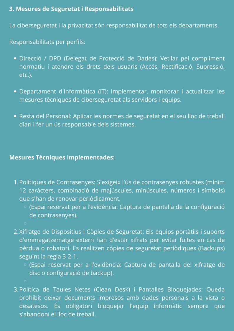 MANUAL DE POLÍTICA DE PROTECCIÓ DE DADES I SEGURETAT CORPORATIVA(7)