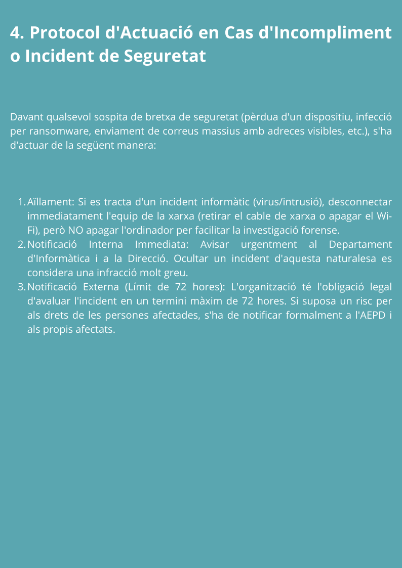 MANUAL DE POLÍTICA DE PROTECCIÓ DE DADES I SEGURETAT CORPORATIVA(8)