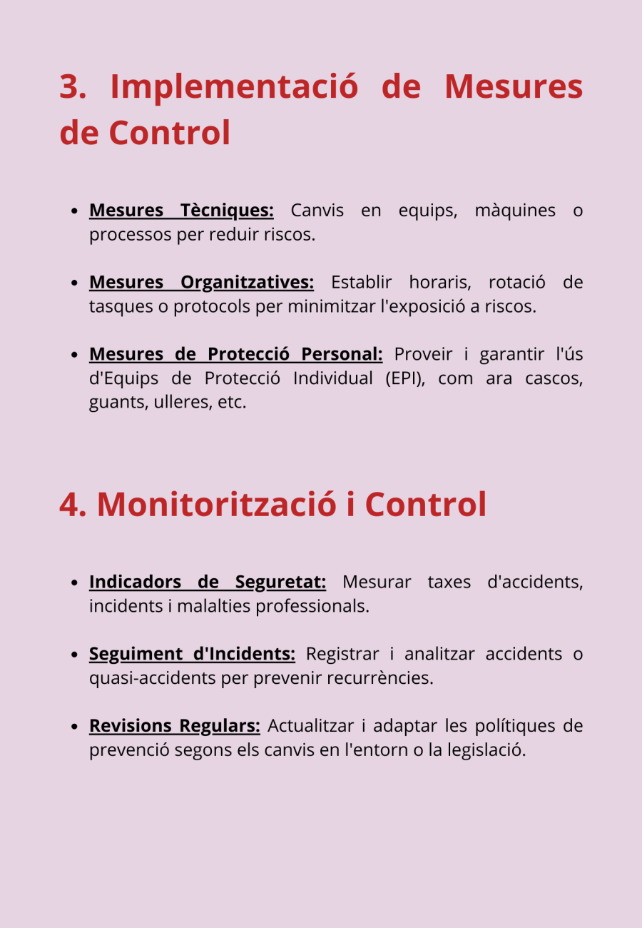 FORMES DE GESTIÓ DE PREVENCIÓ DE RISCOS LABORALS PER PART DE L’EMPRESA (4)